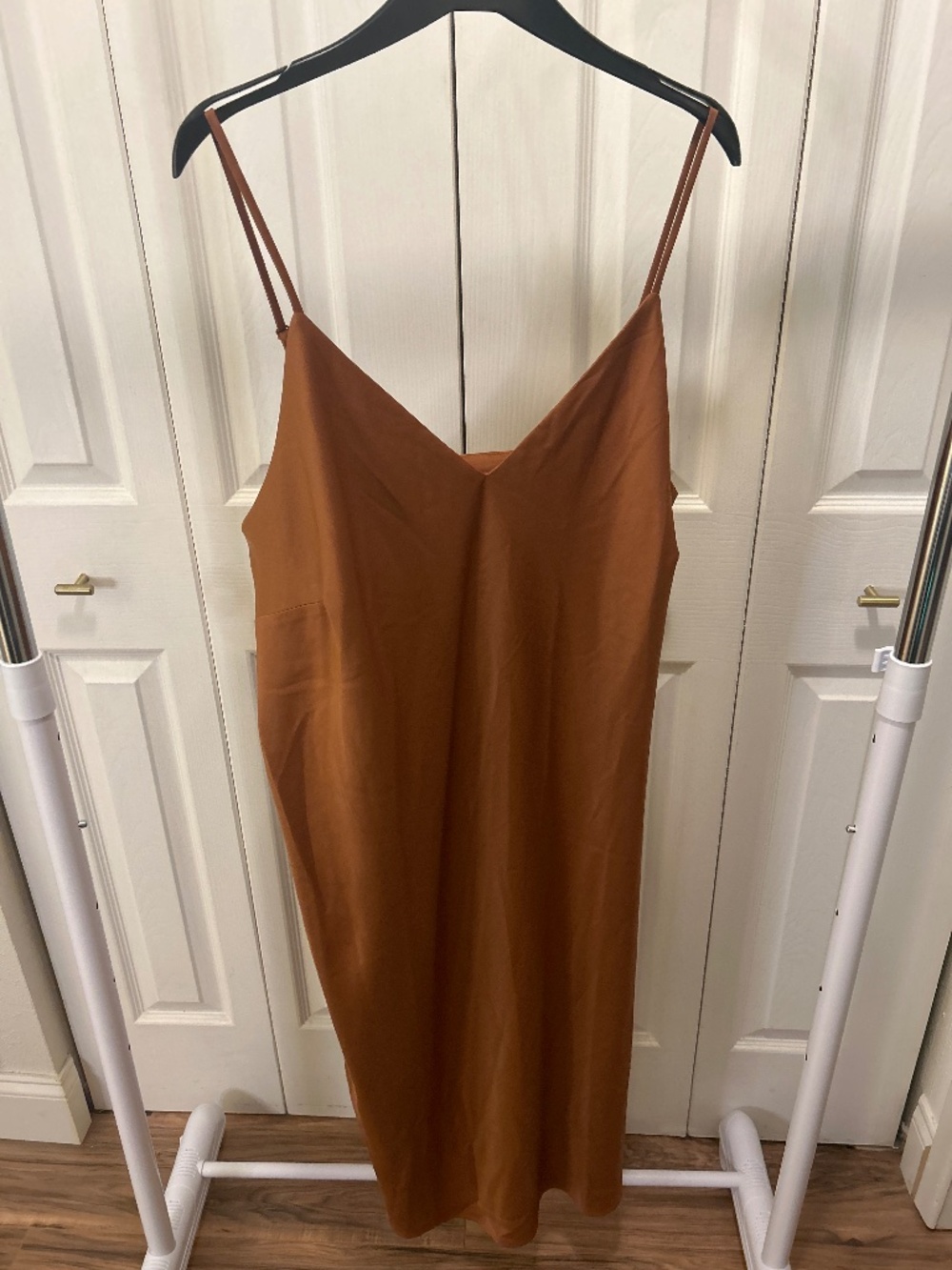 A New Day (Target) Satin Slip Dress - Brown